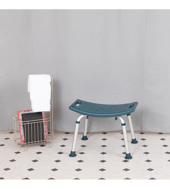 Flash Furniture DC-HY3410L-NV-GG HERCULES Series Tool-Free and Quick Assembly, 300 Lb. Capacity, Adjustable Navy Bath & Shower Chair with Non-slip Feet Flash Furniture DC-HY3410L-NV-GG HERCULES Series Tool-Free and Quick Assembly, 300 Lb. Capacity, Adjustable Navy Bath & Shower Chair with Non-slip Feet